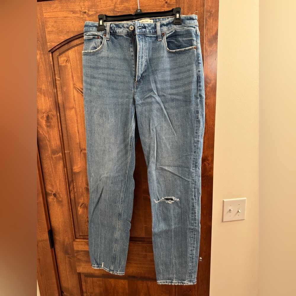 Abercrombie & Fitch Light Blue Men's Straight Jeans